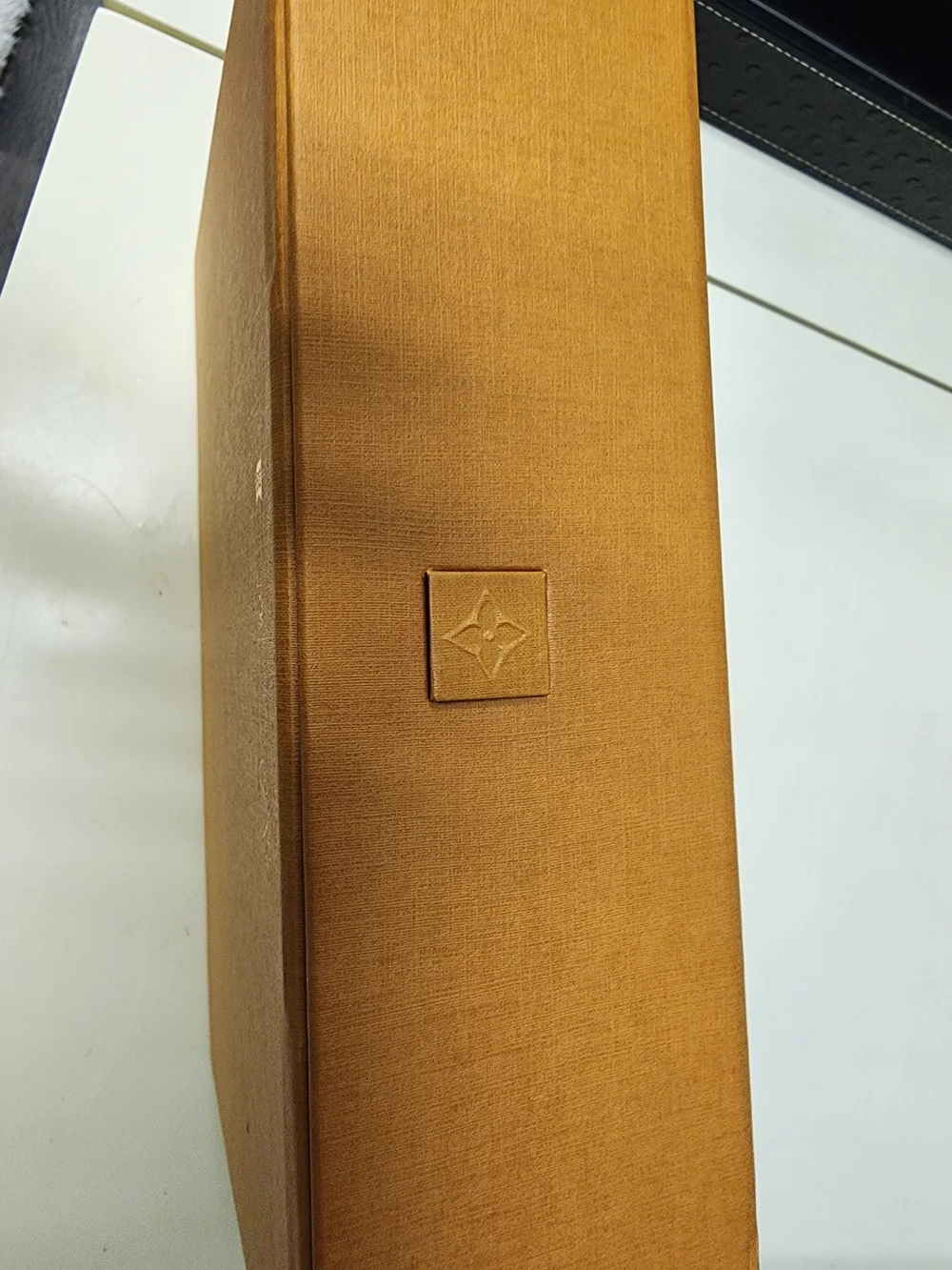 Louis Vuitton Box - Orange with Black Logo